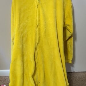 Cozy Yellow Button-Up Onesie